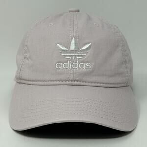 Adidas Trefoil Hat Baseball Cap Pink Logo Strapback 6 Panel